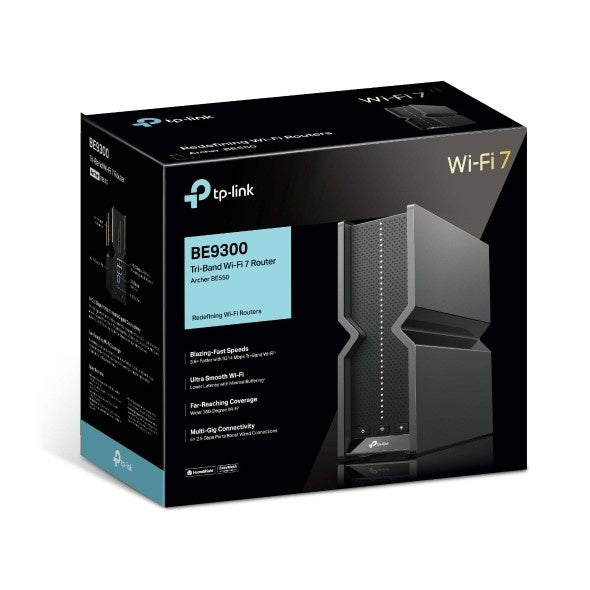 TP-Link Archer BE550 / BE9300 Tri-Band Wi-Fi 7 Router – Ultra-Fast, Next-Gen Networking