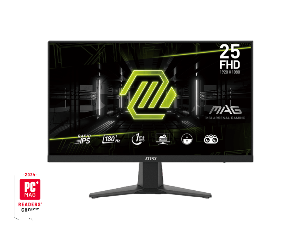 MSI MAG 256F 25-Inch Flat Gaming Monitor – FHD 180Hz, 1ms