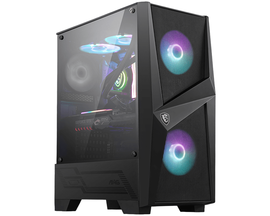 MSI MAG FORGE 100R – Mid-Tower Gaming PC Case