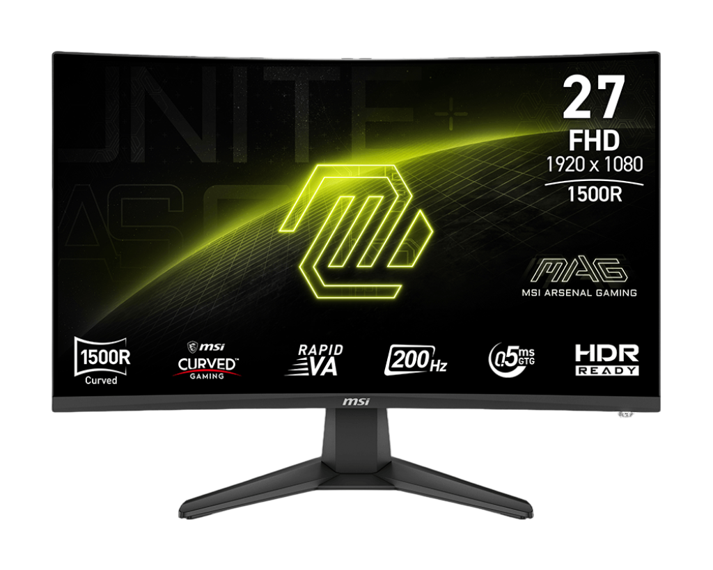 MSI MAG 276CF E20 27-Inch Curved Gaming Monitor – FHD, 200Hz, 1ms