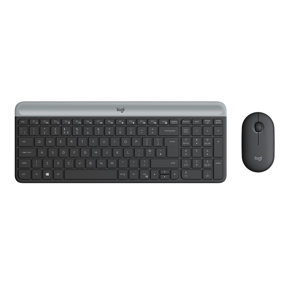 Logitech MK470 Slim Wireless Keyboard and Mouse Combo