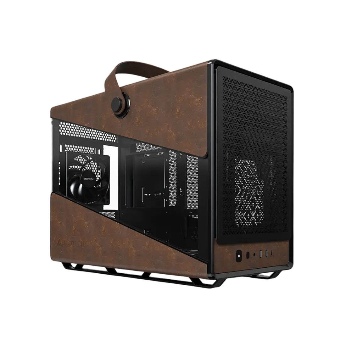 MONTECH Heritage Pro Black Mid-Tower Gaming PC Case