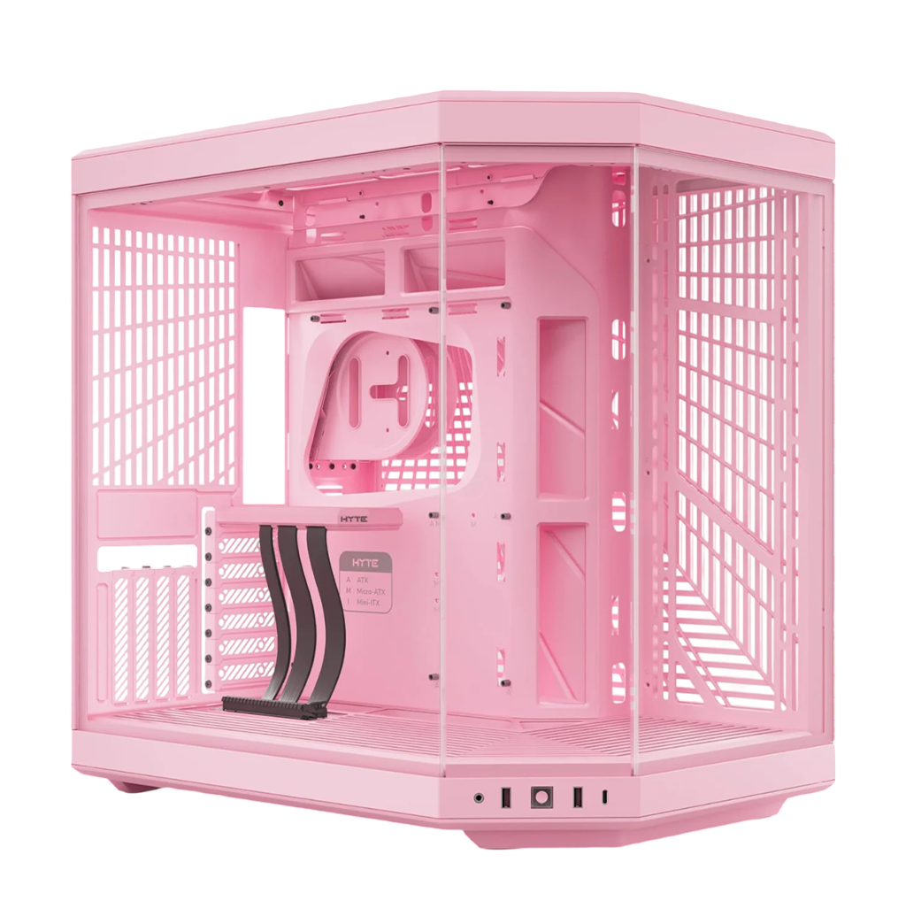 HYTE Y70 Strawberry Milk Premium Mid-Tower Gaming PC Case