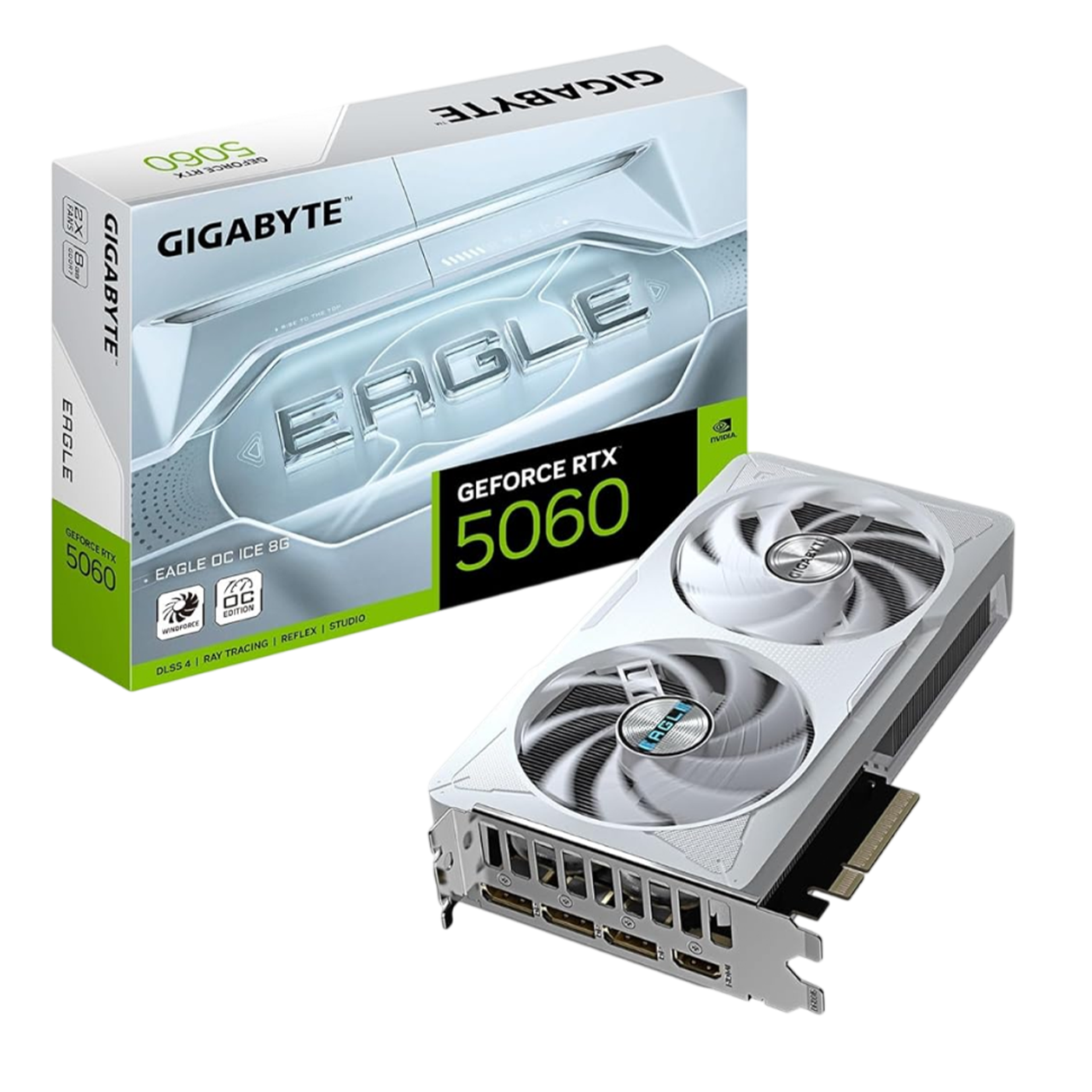 GIGABYTE GeForce RTX™ 5060 Eagle OC 8GB Ice Graphics Card