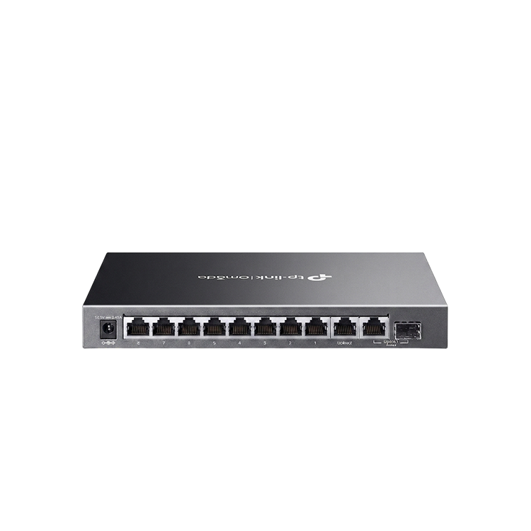 TP-Link Omada ES210GMP 10-Port Gigabit Easy Managed Switch with 8-Port PoE+