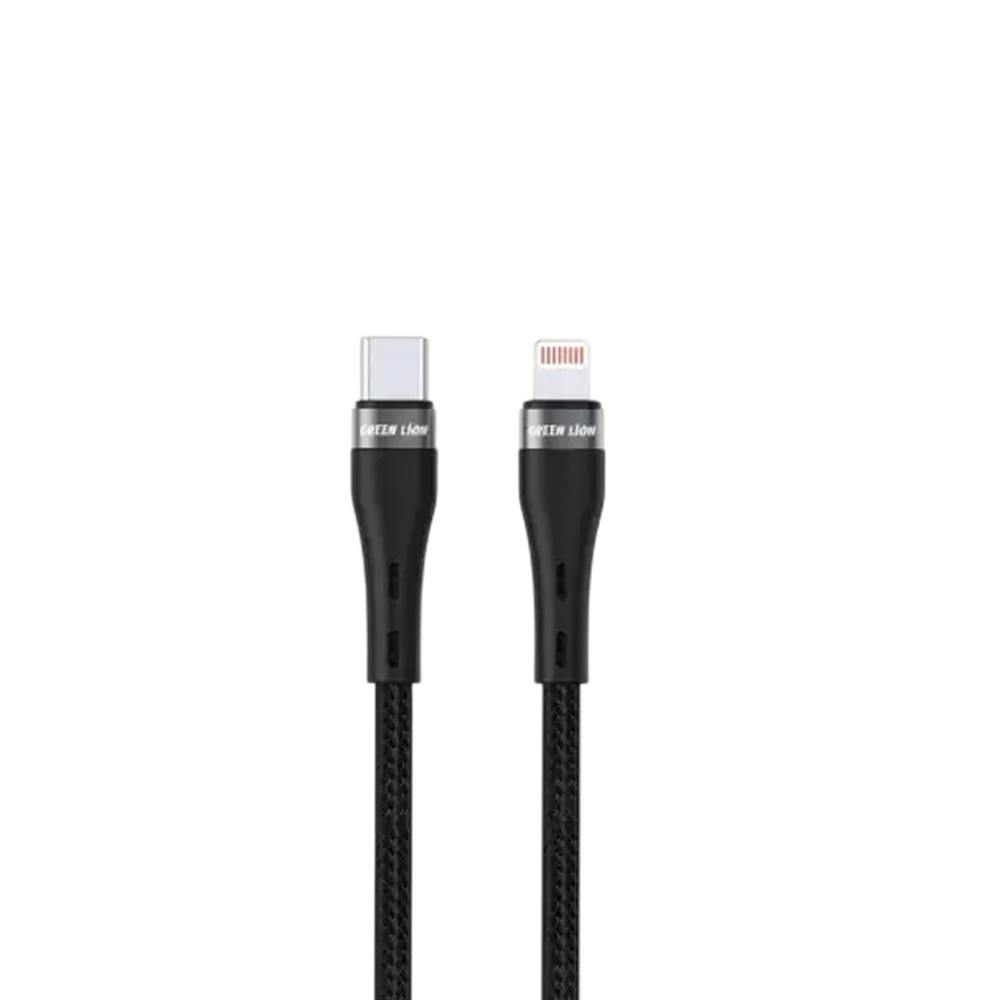 Green Lion USB‑A to USB‑C PVC Cable 1 M – Fast Charging & Data Sync