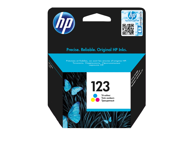 Hp 123 Tri-Color Ink Cartridge