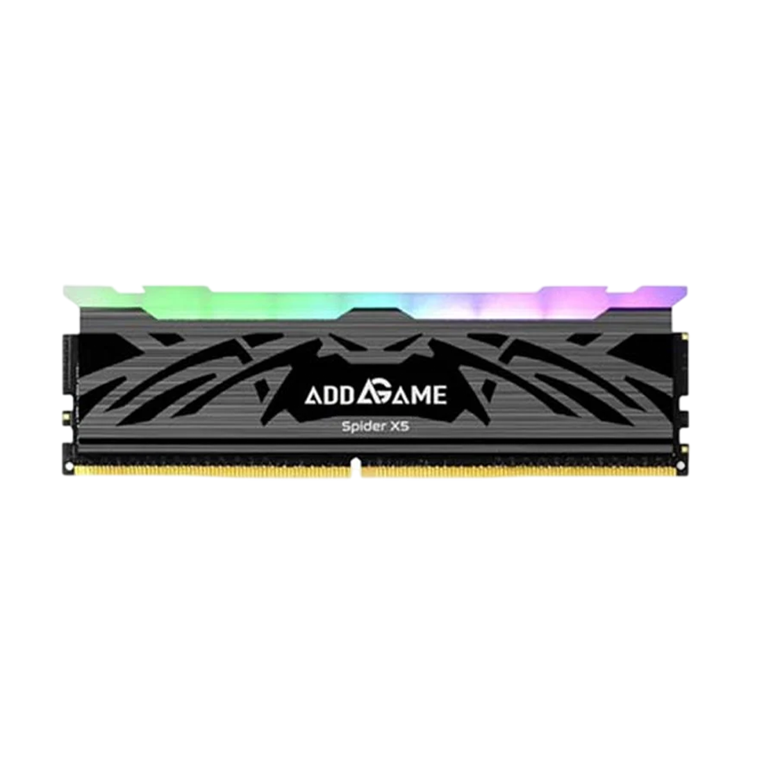 Addlink ADDGAME Spider X5 RGB 16GB DDR5 6400MT/s CL38 Memory Kit – Black with Heatsink