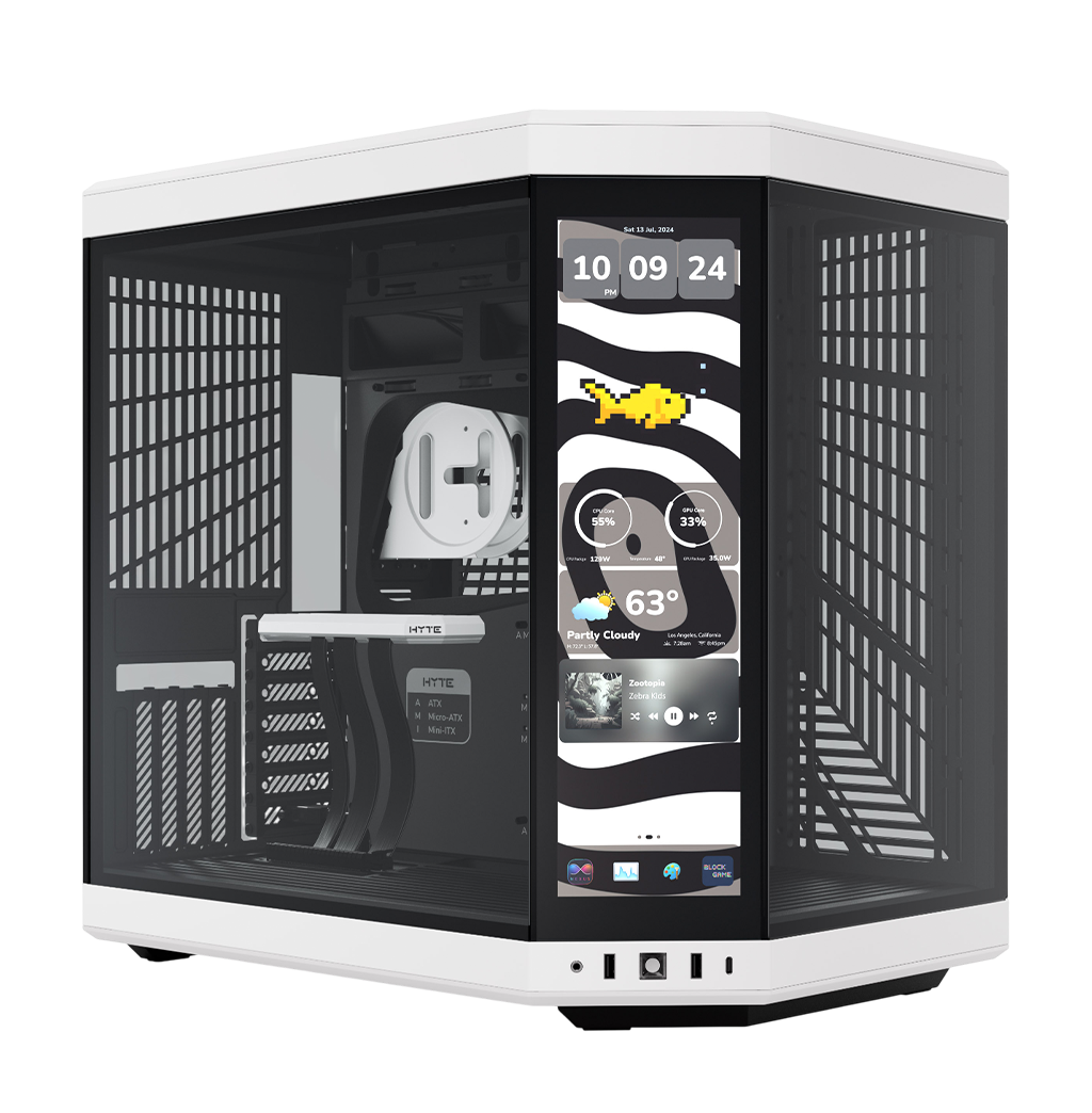 HYTE Y70 Touch Infinite Panda Premium Mid-Tower Gaming PC Case