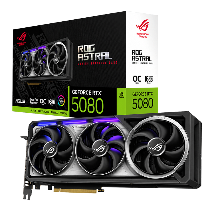 ASUS ROG Astral GeForce RTX 5080 16GB OC Gaming Graphics Card