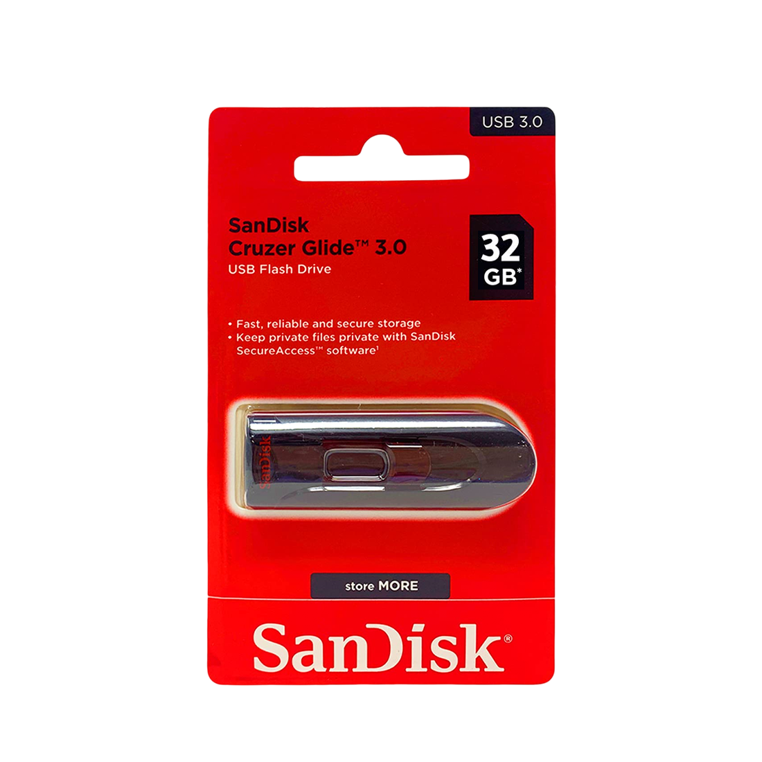 SanDisk Cruzer Glide USB 3.0 Flash Drive – 32GB | Portable Storage