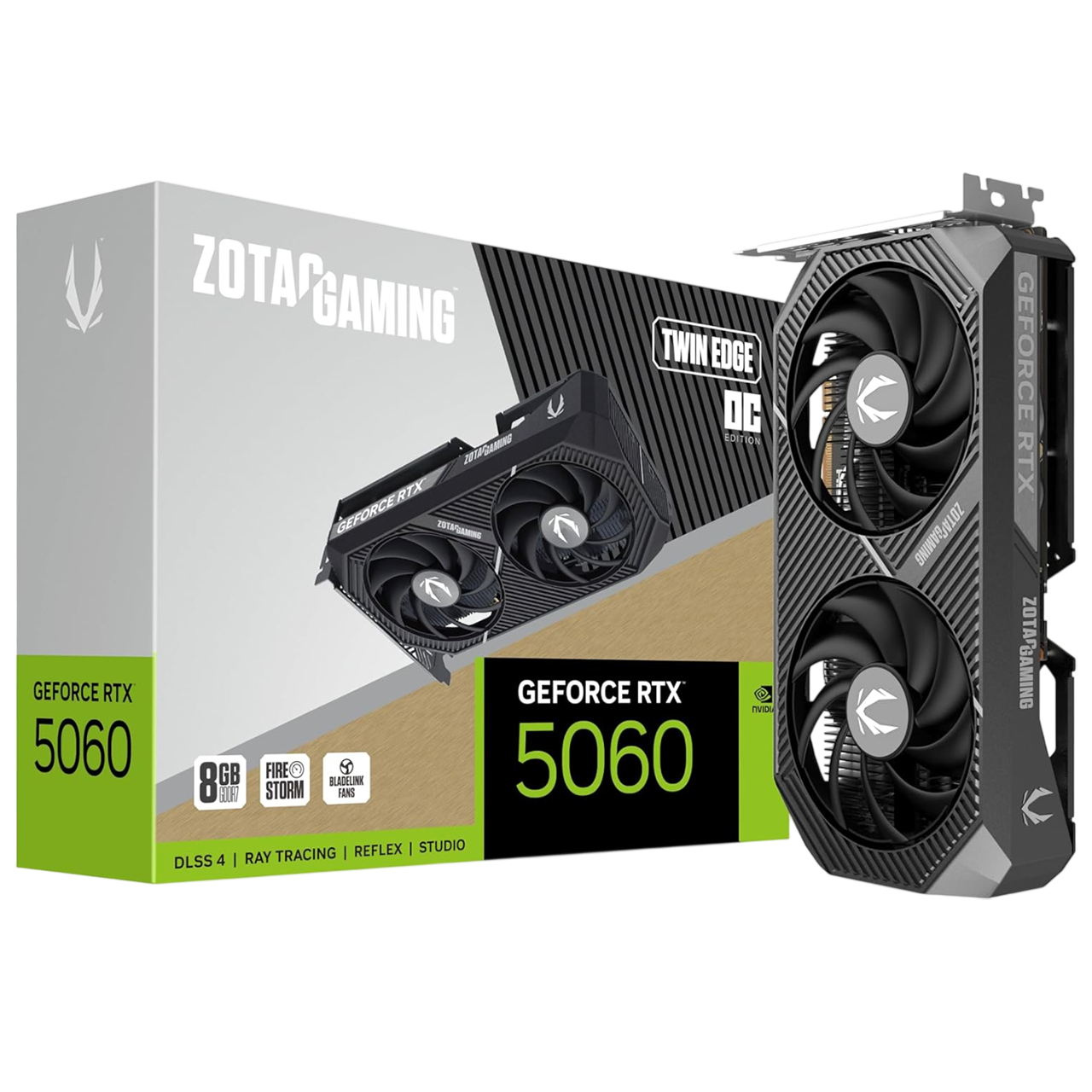ZOTAC Gaming GeForce RTX™ 5060 8GB Twin Edge Graphics Card
