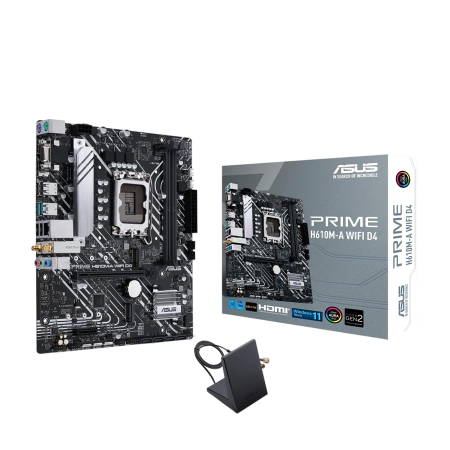 ASUS PRIME H610M-A WIFI D4 Micro ATX Motherboard