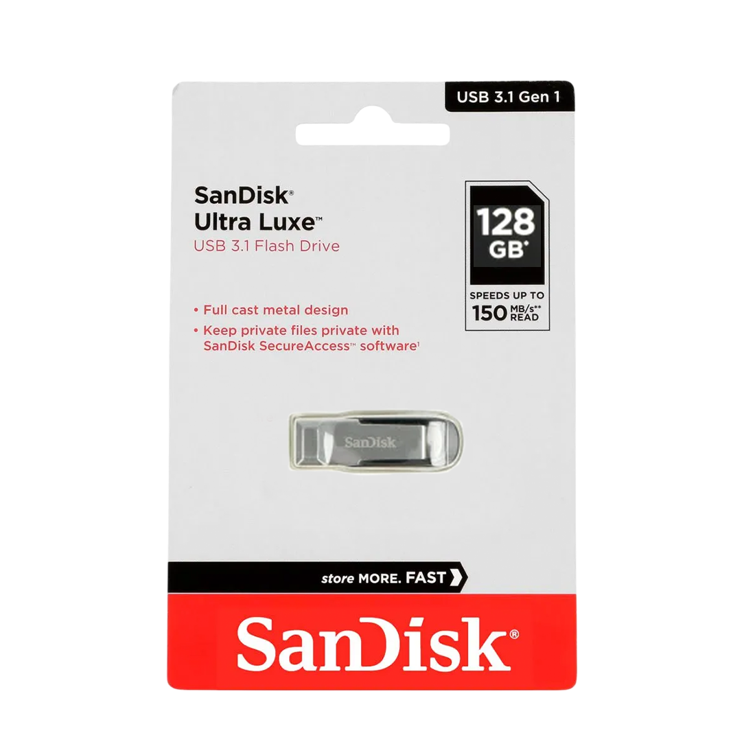 SanDisk Ultra Flair USB 3.0 Flash Drive – 128GB