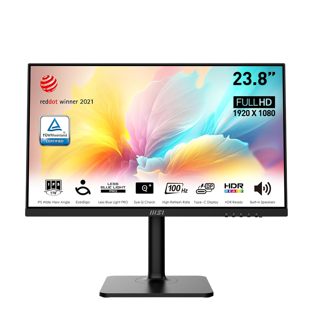 MSI Modern MD2412P 24-Inch IPS Monitor – FHD 100Hz
