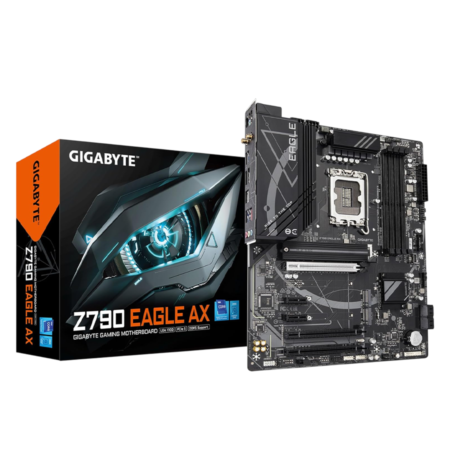 GIGABYTE Z790 EAGLE AX Motherboard – LGA 1700 | DDR5 | Wi-Fi 6E