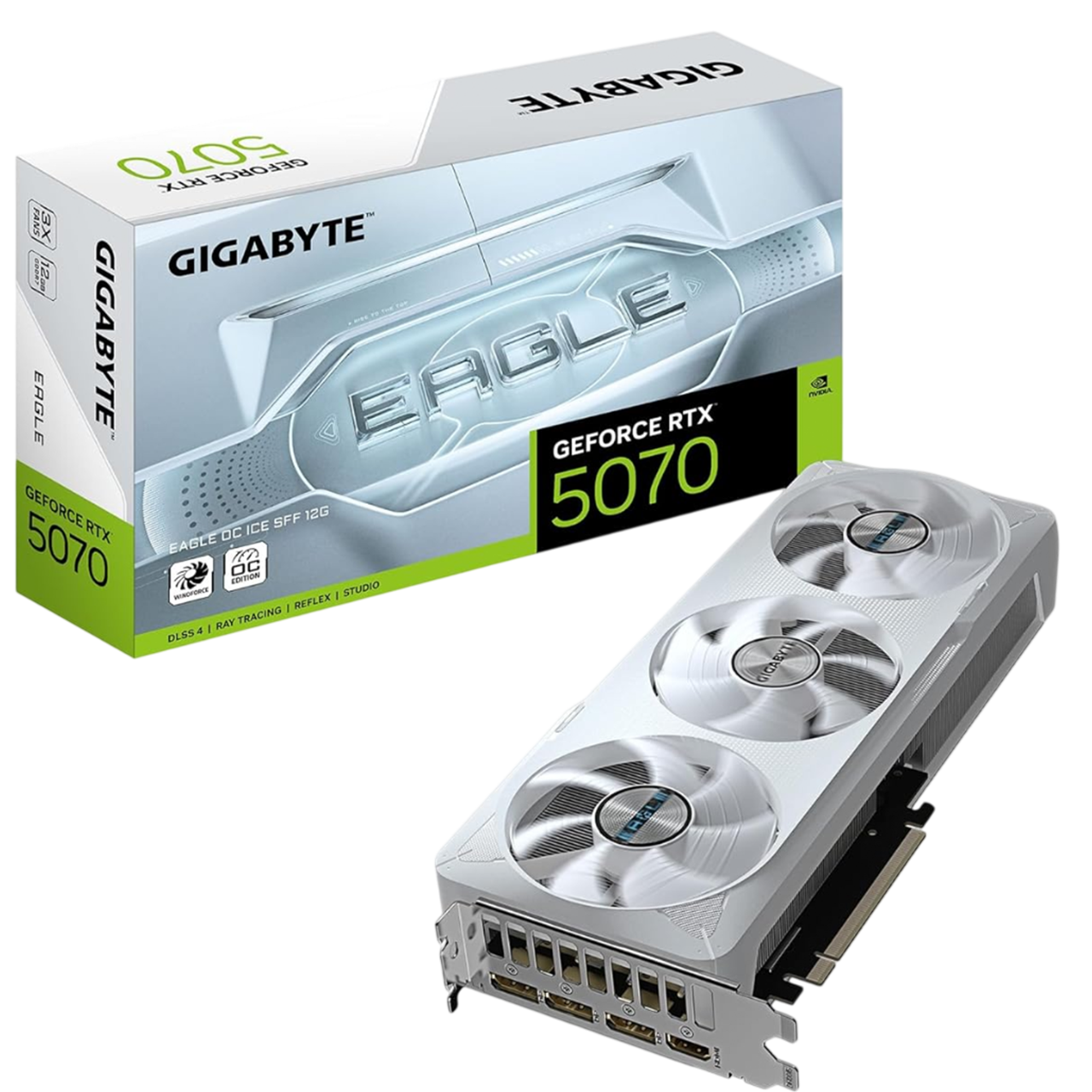 GIGABYTE GeForce RTX™ 5070 Eagle OC 12GB Ice Graphics Card