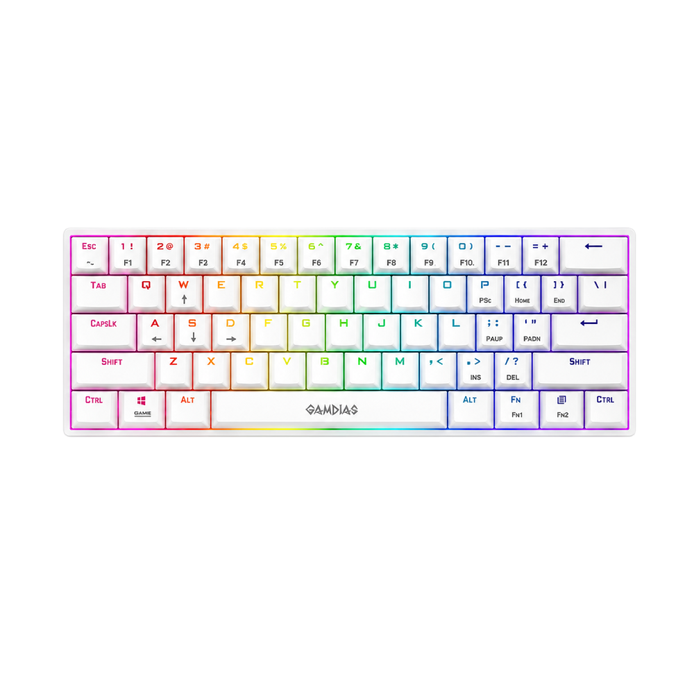 Gamdias Hermes E3 White RGB Mechanical Gaming Keyboard