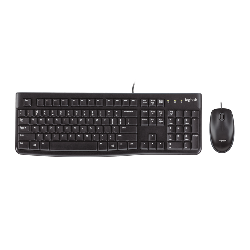 Logitech MK120 Corded Keyboard and Mouse Combo