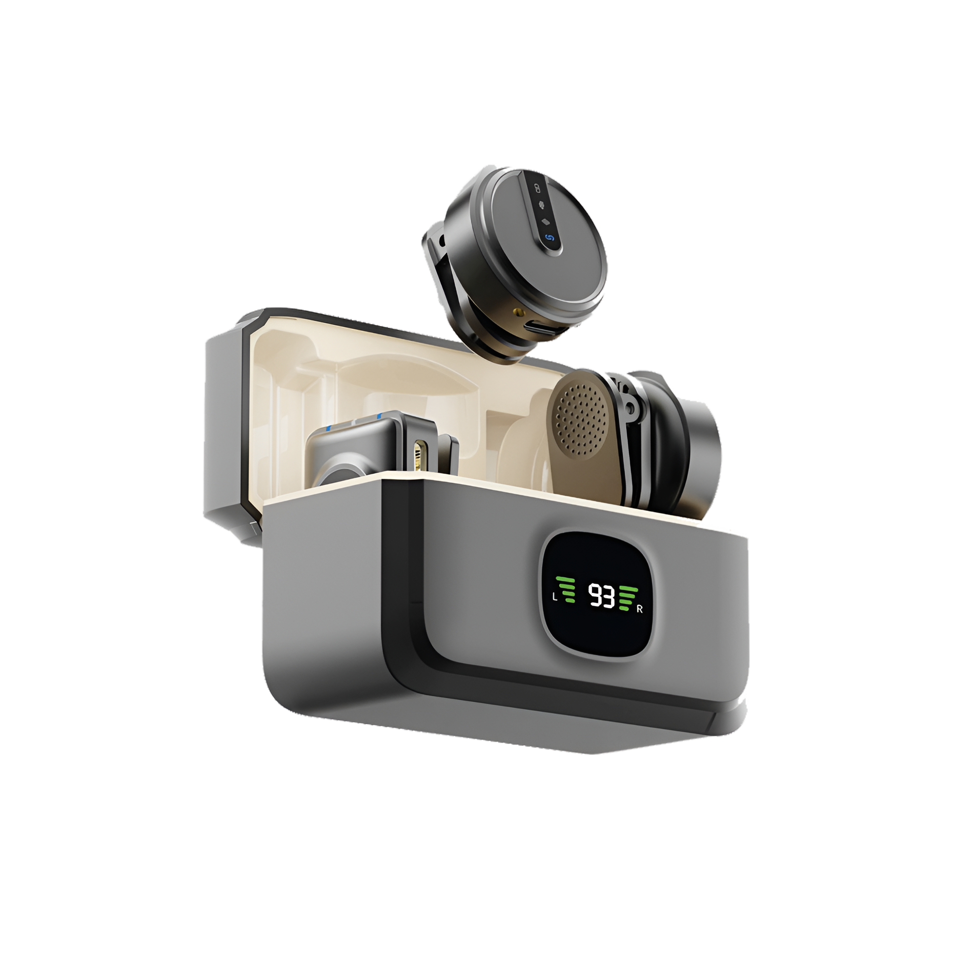 Green Lion GLM Wireless Mic Lite – Environmental Noise Cancellation (Black)