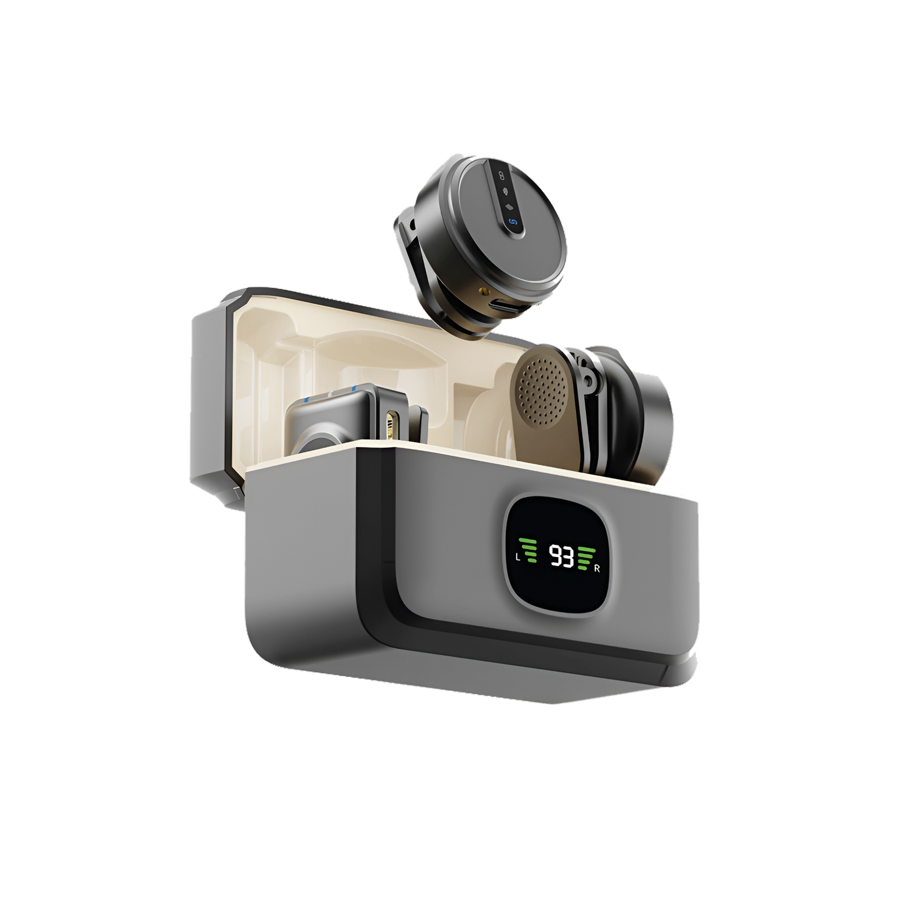 Green Lion GLM Wireless Mic Lite – Environmental Noise Cancellation (Black)