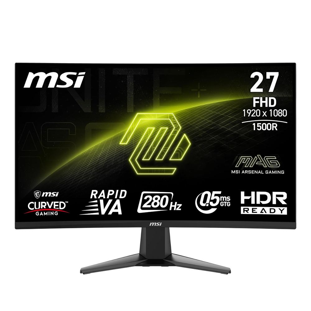 MSI MAG 276CXF 27-Inch Curved Gaming Monitor – FHD, 280Hz, 1ms