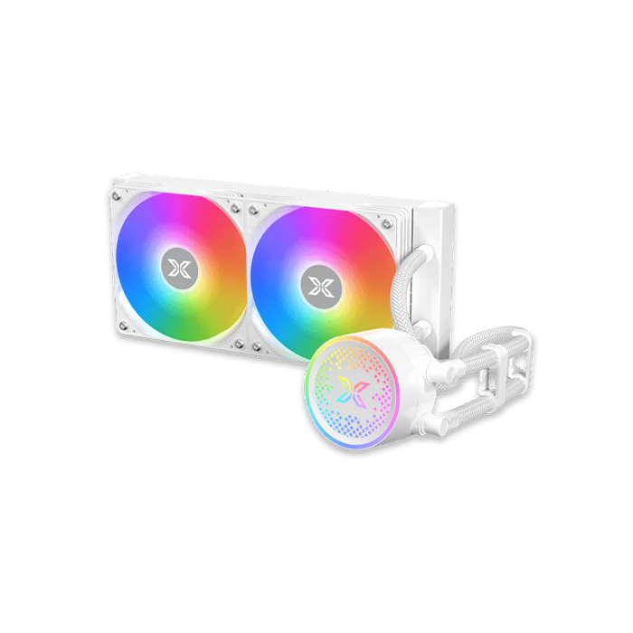 XIGMATEK Fenix 240 Arctic ARGB CPU Liquid Cooler – White
