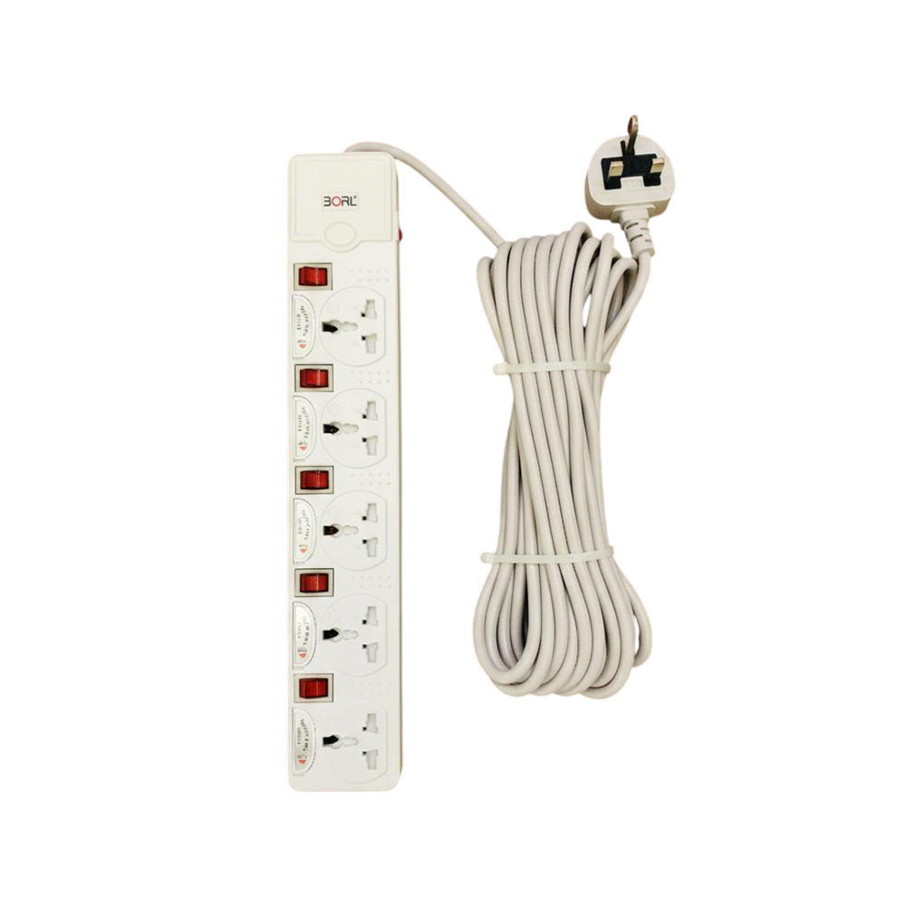 BORL Power Extension 5 Way – 3 Meter