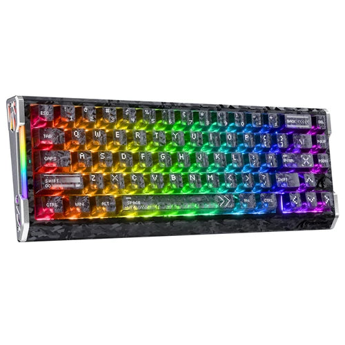 ATTACK SHARK R68 HE Ink Shade Carbon Fiber Rapid Trigger Magnetic Gaming Keyboard – 60%