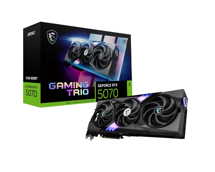 MSI GeForce RTX™ 5070 12GB GAMING TRIO OC Graphics Card
