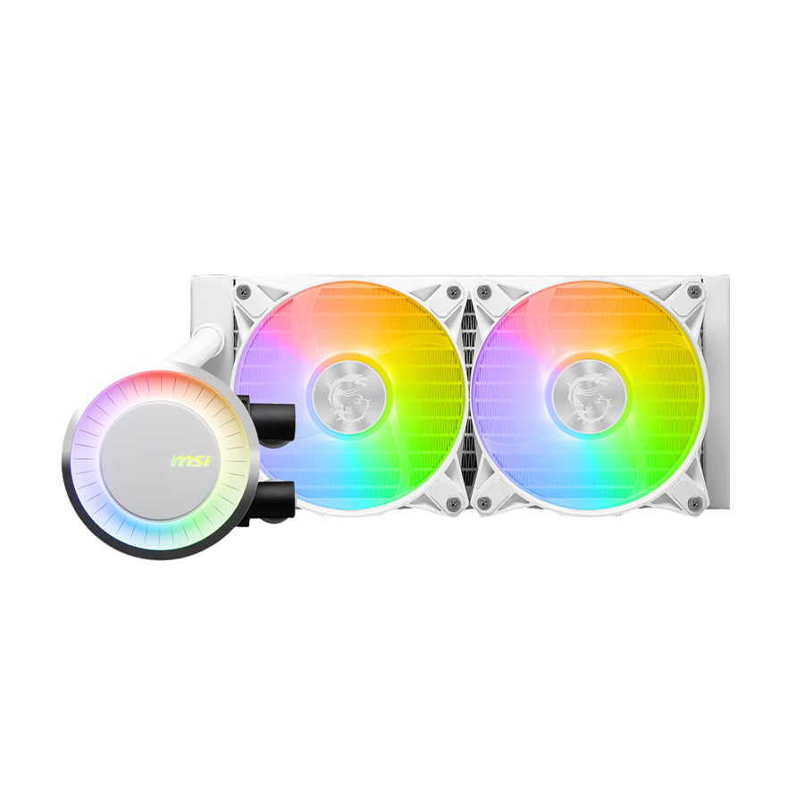 MSI Core Liquid E240 240mm Liquid CPU Cooler – White