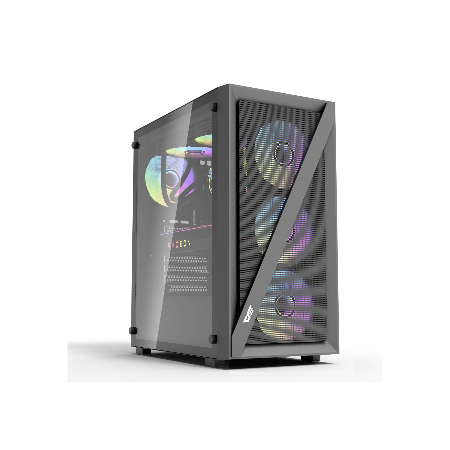 DARKFLASH DK260 AIR ATX PC CASE – BLACK