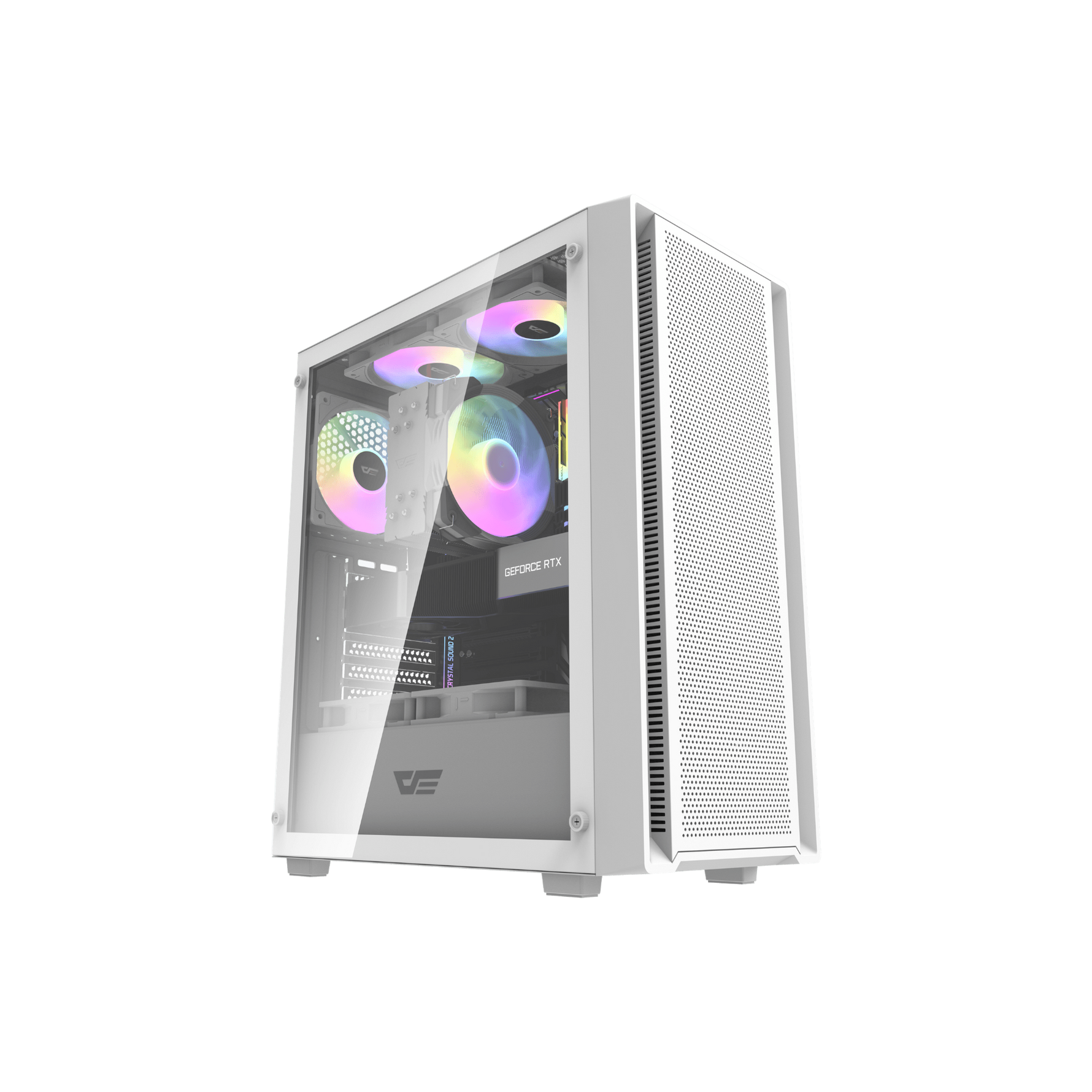 DARKFLASH DK353 ATX PC CASE – WHITE