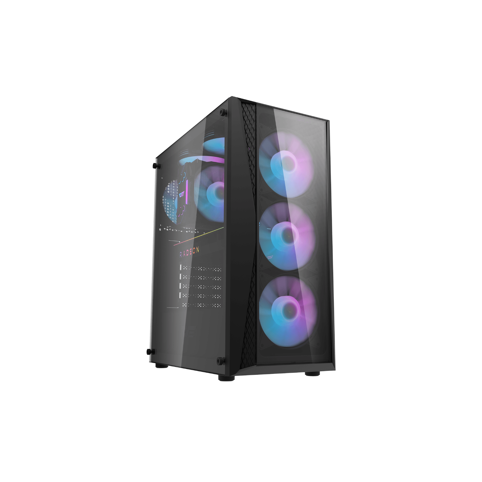 DARKFLASH DK352 PLUS ATX MID-TOWER PC CASE – BLACK
