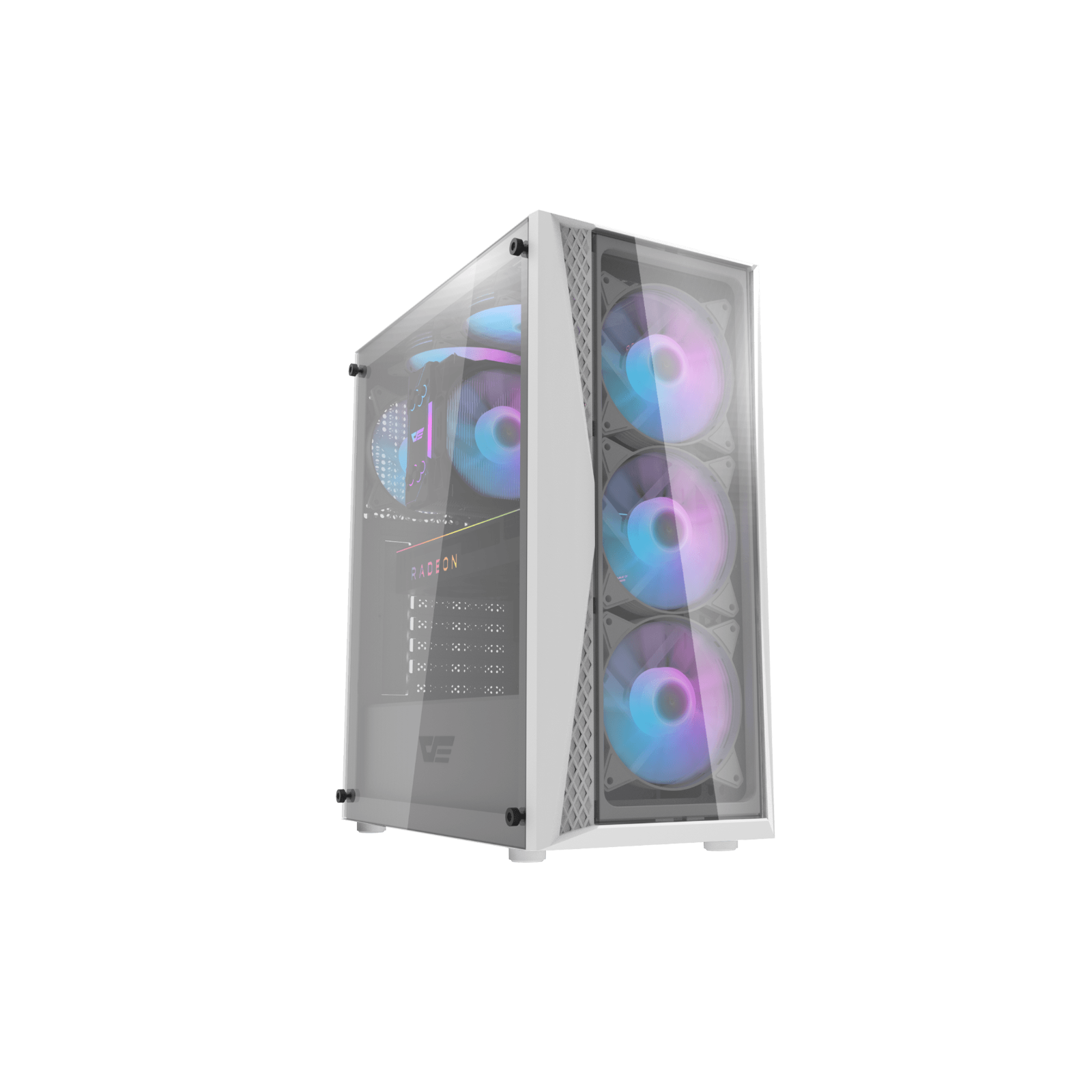 DarkFlash DK352 Plus – ATX Mid-Tower PC Case (White)
