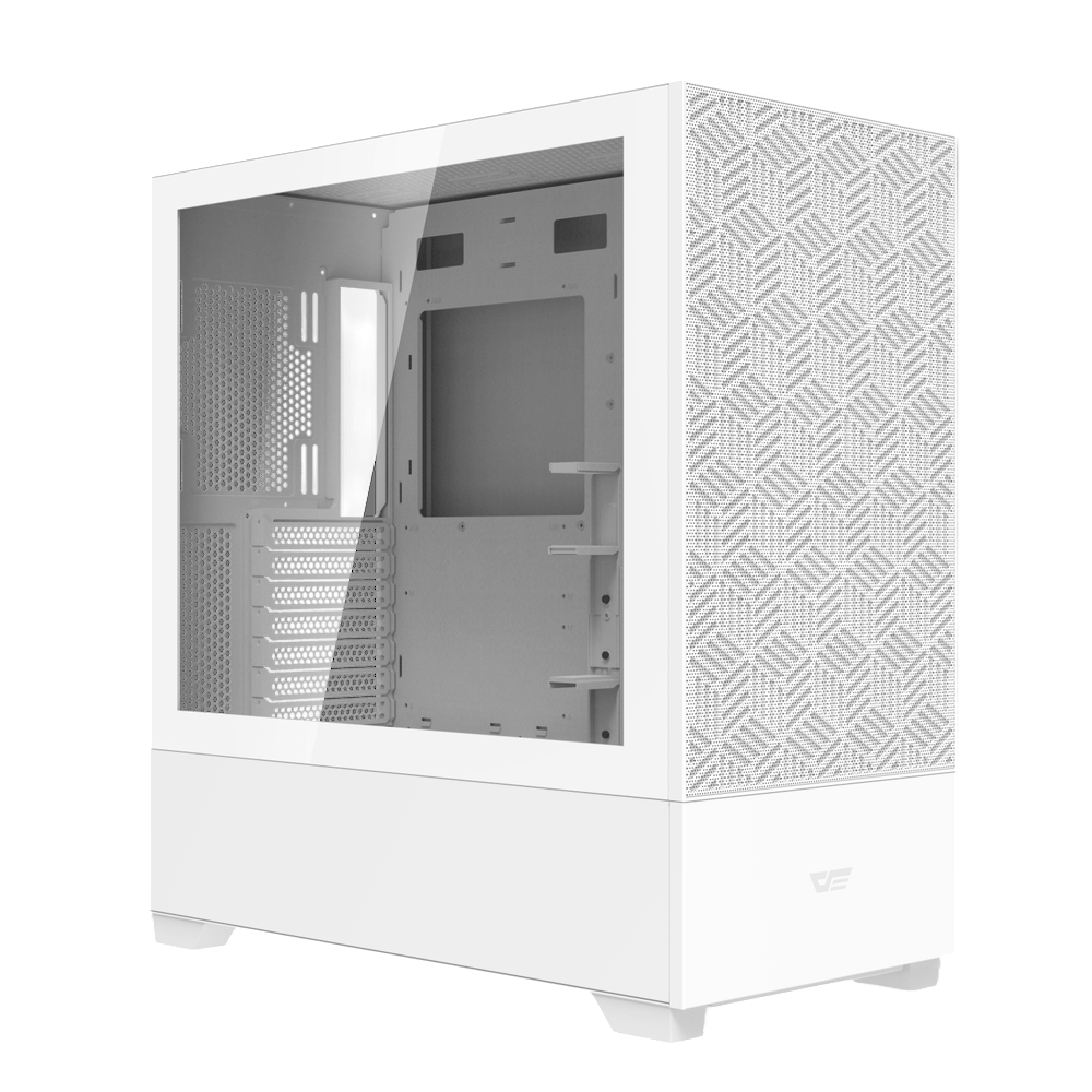 DarkFlash DF5000BS White Mid-Tower Gaming PC Case