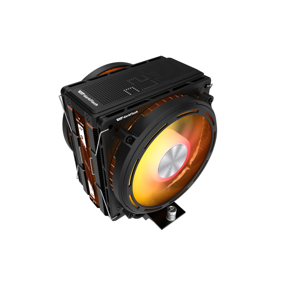 DARKFLASH EXPLORE E400 PLUS Air CPU Cooler – Dual 120mm ARGB – Black