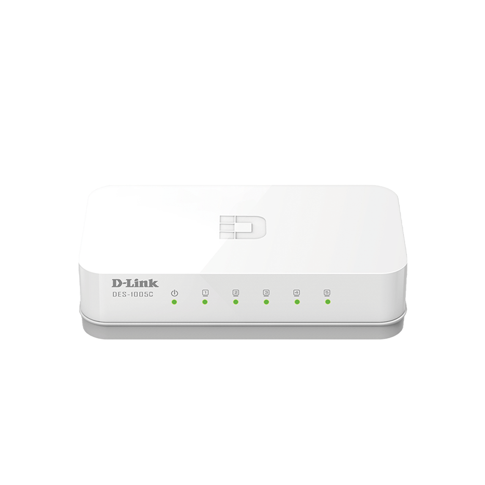 D-Link DES-1005C 5-Port Fast Ethernet Unmanaged Switch
