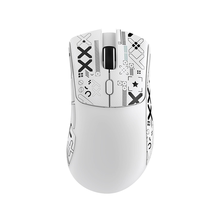 ATTACK SHARK R1 Wireless Gaming Mouse – White
