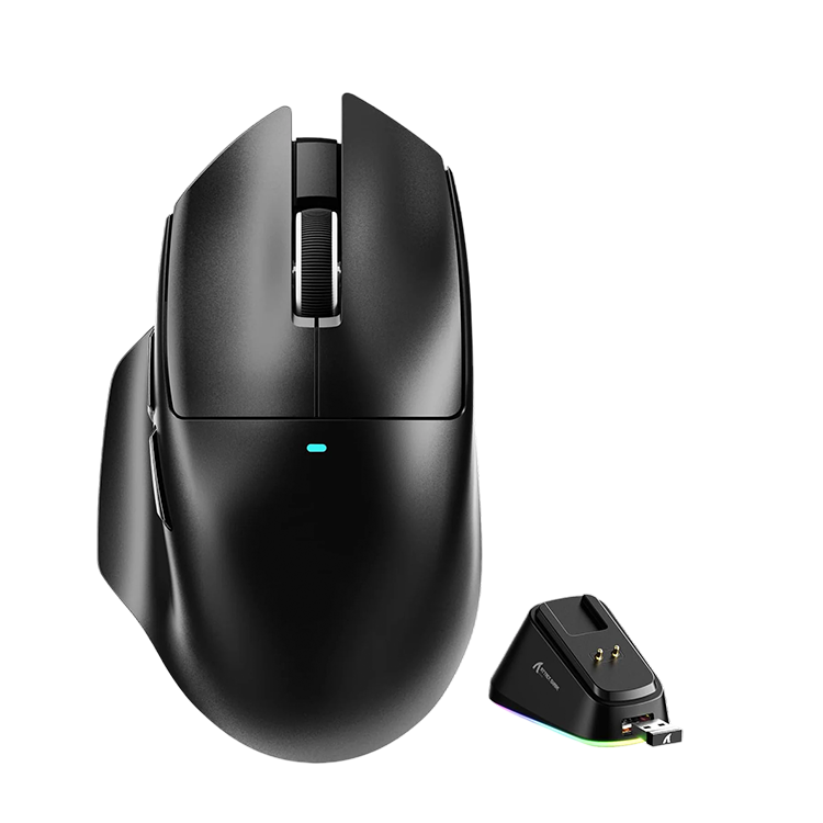 ATTACK SHARK V6 Ultra-Light Tri-Mode Gaming Mouse – Black