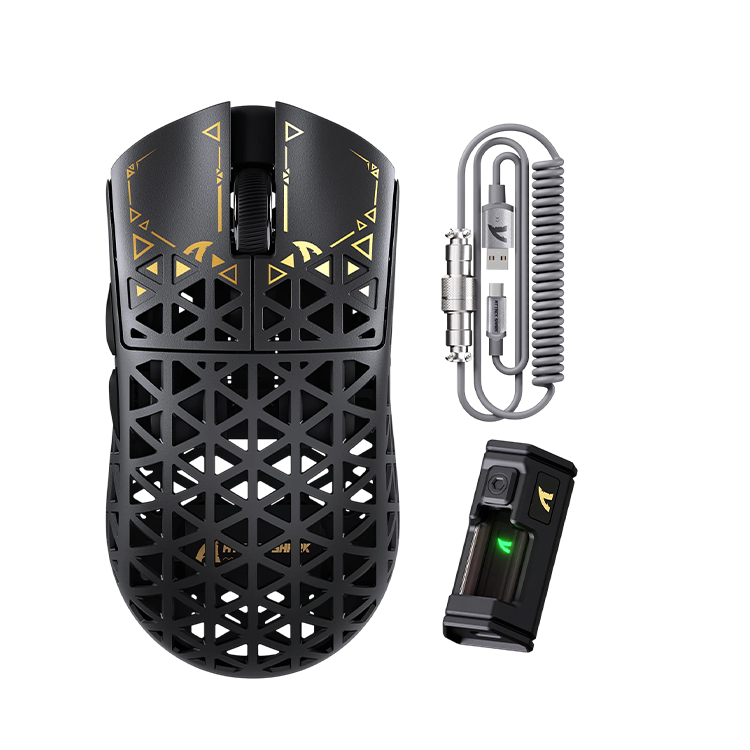 ATTACK SHARK R5 ULTRA Carbon Fiber Wireless 8K Gaming Mouse – Black