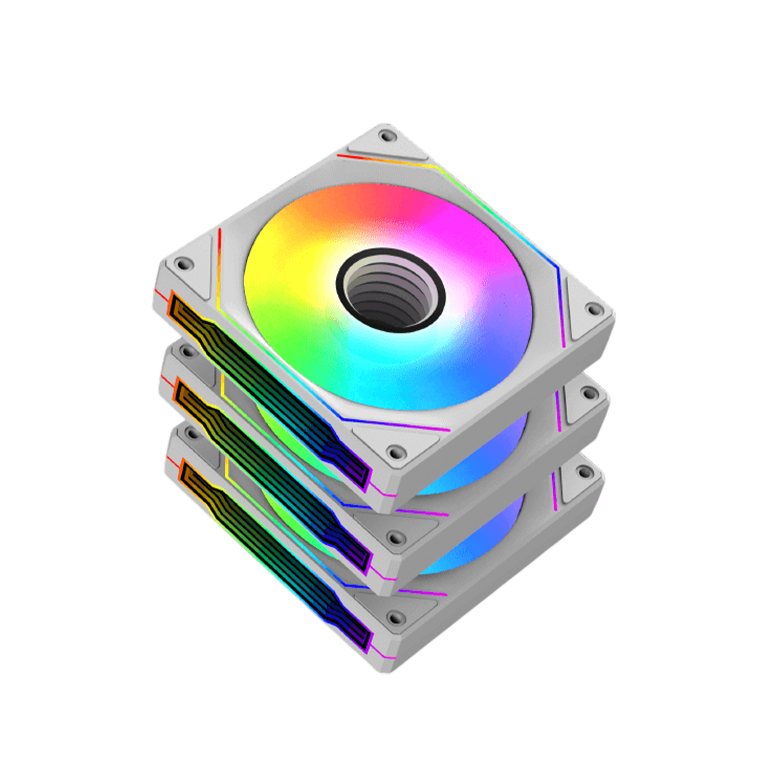 Infinity G20A Arctic 120mm Case Fans – 3-Pack High-Performance Cooling