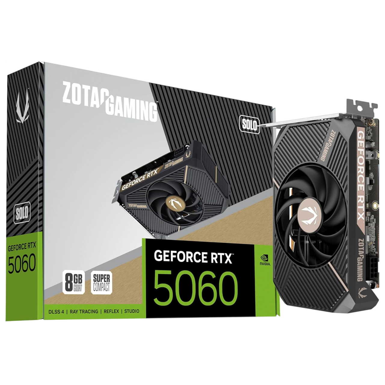 ZOTAC Gaming GeForce RTX™ 5060 8GB Solo Graphics Card