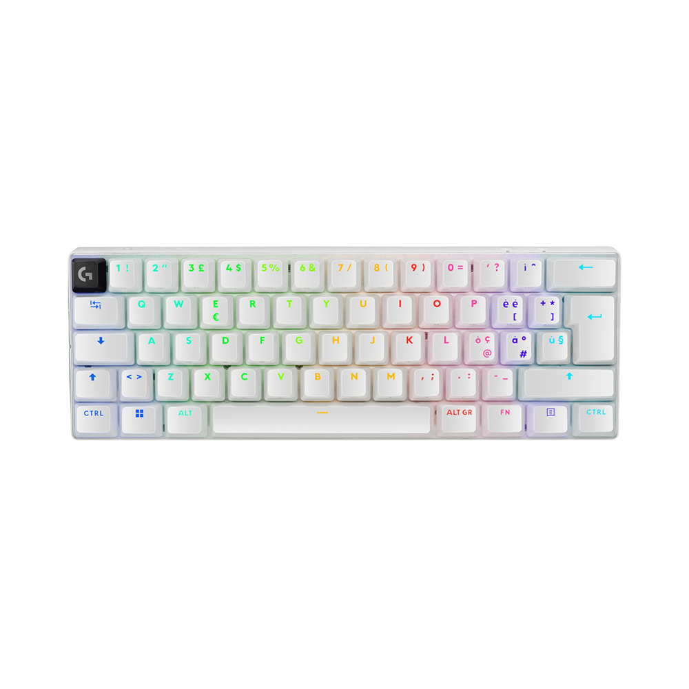 Logitech PRO X60 LIGHTSPEED Wireless Gaming Keyboard – Tactile White