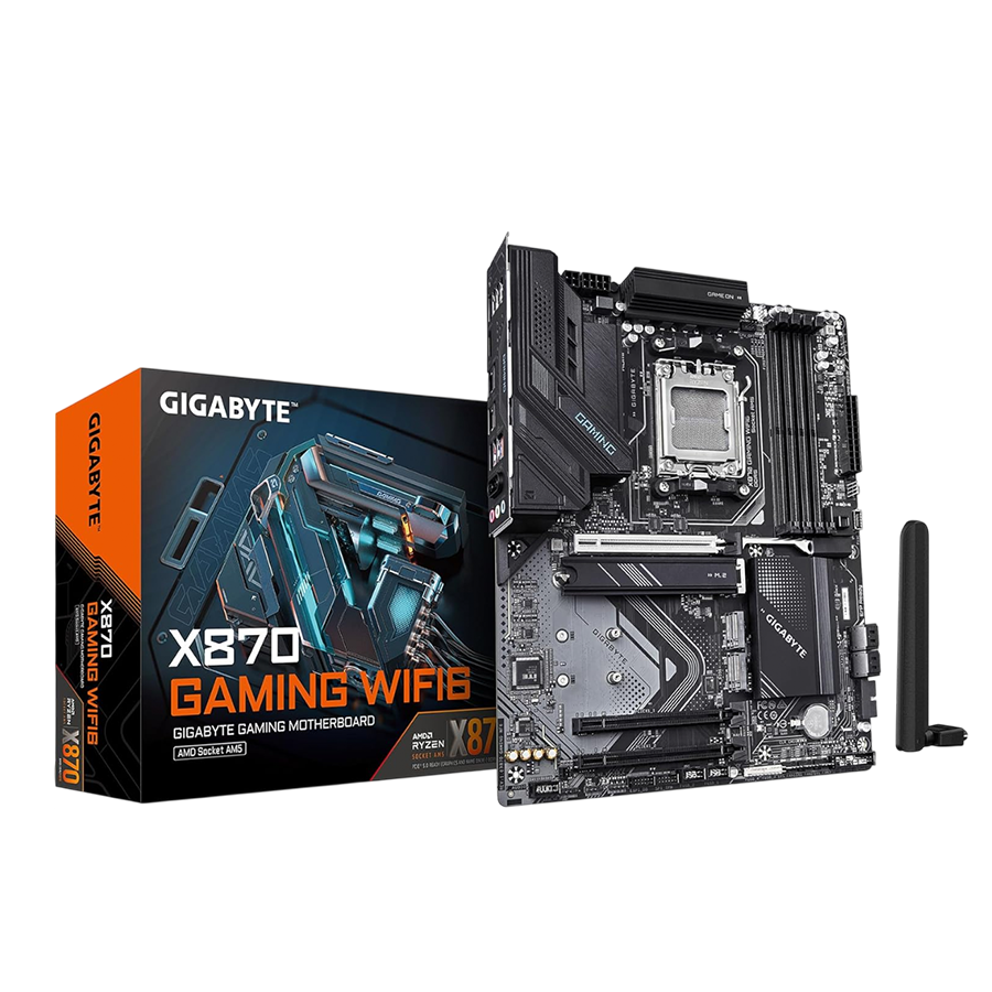 GIGABYTE X870 GAMING WIFI6 – AMD AM5 DDR5 ATX Gaming Motherboard