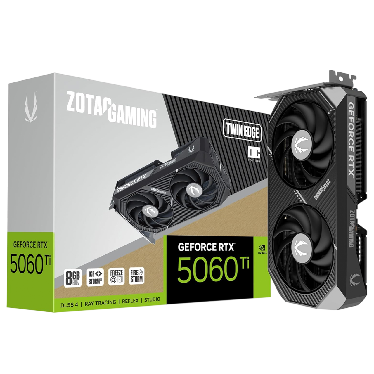 ZOTAC Gaming GeForce RTX™ 5060 Ti 8GB Twin Edge Graphics Card