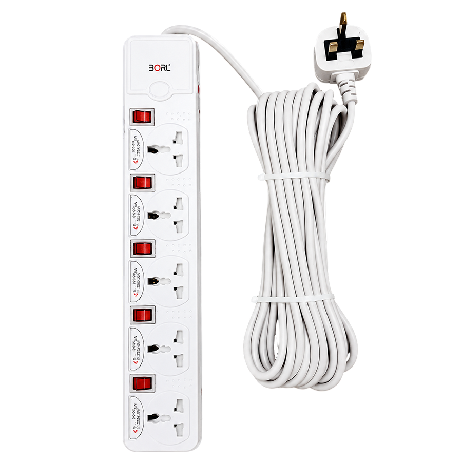 BORL Power Extension 5 Way – 10 Meter