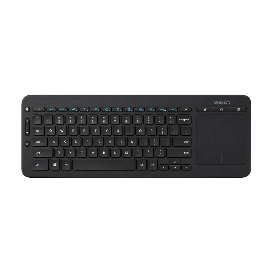 Microsoft All-in-One Media Keyboard Wireless Keyboard with Touchpad