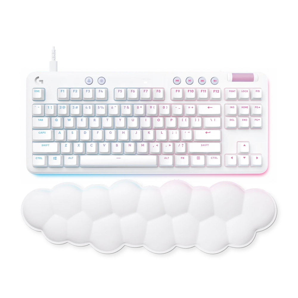 Logitech G713 RGB Mechanical Gaming Keyboard – Off White (USB, US Int’l)