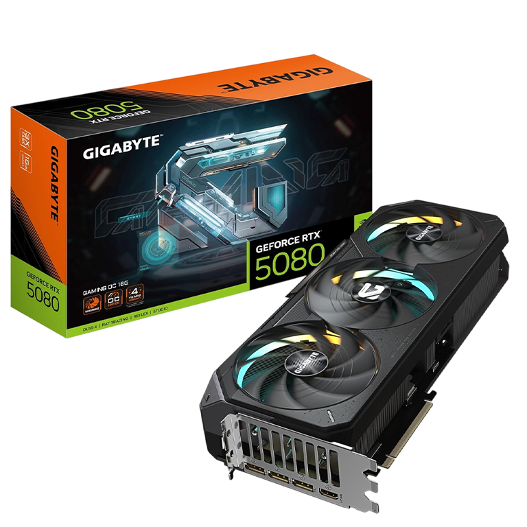 GIGABYTE GeForce RTX 5080 GAMING OC 16GB GDDR6 Graphics Card
